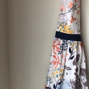 Anthropologie floral apron